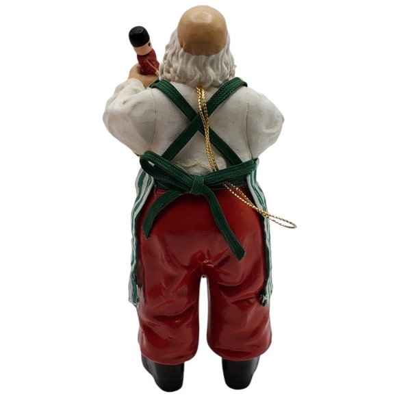 Dept 56 Possible Dreams Working Santa Ornament 714006 Vintage 7" Clothtique 1993 - Picture 4 of 10